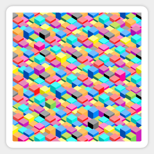 Rainbow Blocks Sticker